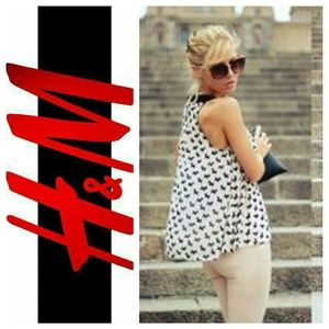 NWOT ~H&M DIVIDED ~ "Scotty Dog" Swing Top